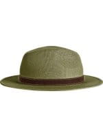 Blaser Stroh Hut Dunkeloliv hinten
