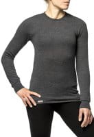 Woolpower Crewneck 200 Shirt Langarm Thermoshirt unisex Grey Detail 2