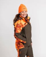 Pinewood Hunter Pro Xtreme 2.0 Camou Jacke Damen Moosgr&uuml;n/Strata Blaze Detail 1