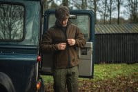 Seeland Rogue Solid Reversible Fleecejacke Grizzly Brown/Demitasse brown