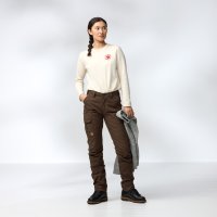 Fj&auml;llr&auml;ven Karla Pro Winter Hose Damen Dark Olive Imagebild 1