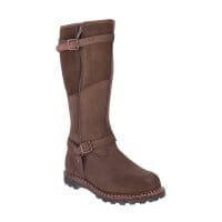 Hanwag Grizzly Top Winterstiefel Erde seitlich vorne