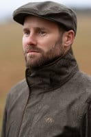 Blaser Vintage Wing Jacke Herren oliv/schwarz Halsabschluss oben nah