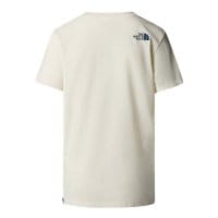 The North Face Relaxed Easy T-Shirt Damen White Dune/Midnight Pet
