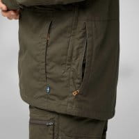 Fj&auml;llr&auml;ven Drev Hybrid Jacke Dark Olive Detail 6