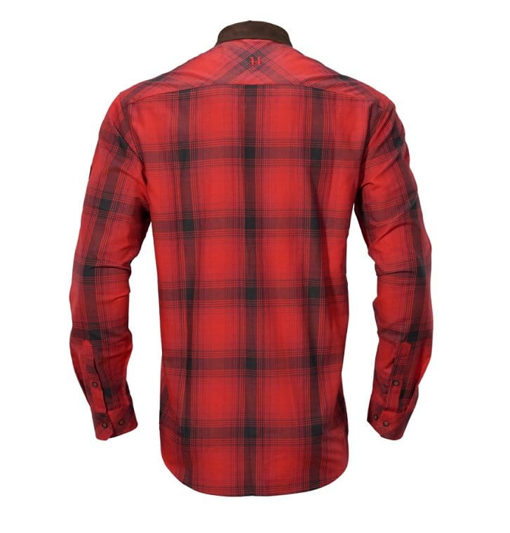 Härkila Driven Hunt Hemd rot Rückseite