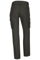 Rascher Membran-Lodenhose 400 Klassik wasserdicht Oliv R&uuml;ckseite
