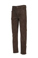 Hubertus Stiefel-Lederhose Dunkeloliv