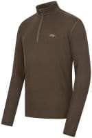 Blaser Merino Base Layer HZ Jonar Herren Dunkelbraun links
