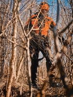 Pinewood Thorn Resistant Jacke Mossgreen/Orange Anwendung 2