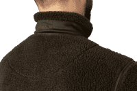 H&auml;rkila Rurik Teddy Fleecejacke Kragen Nacken Logo