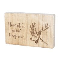 LivingActive Moritz Schild Heimat ist, wo dein Herz wohnt