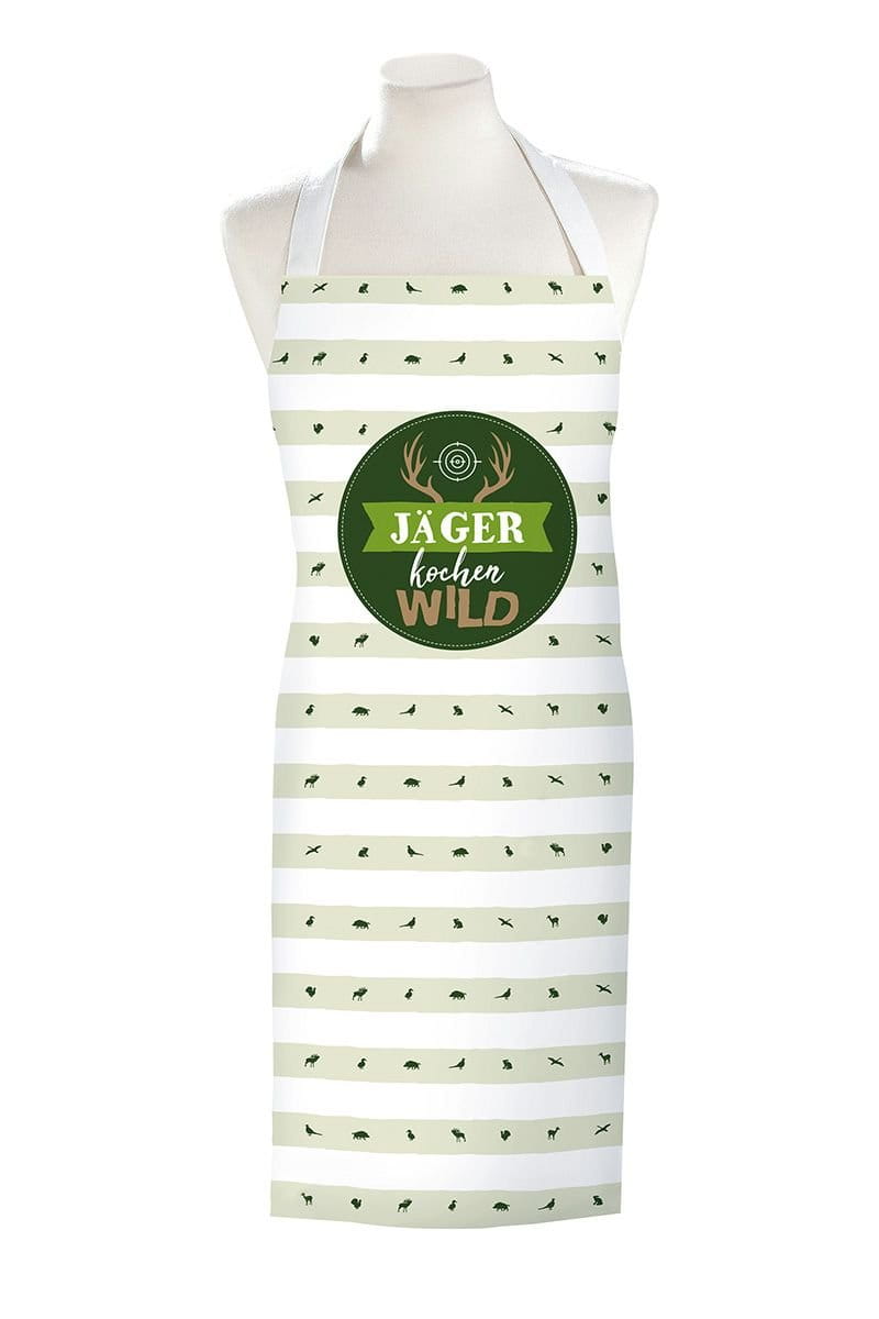 Gilde Textil Schürze Jäger kochen WILD