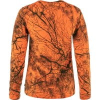 Fj&auml;llr&auml;ven V&auml;rmland Wool LS Longsleeve Damen Orange Multi Camo R&uuml;ckseite