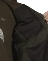 Hart BANNALP-FZ Fleecejacke Gr&uuml;n Melange/Braun Detail 2