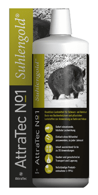 AttraTec No.1 Suhlengold 1kg, Lockmittel Schwarzwild + Rotwild