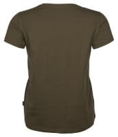 Pinewood T-Shirt Damen 3-er Pack Hunting Brown R&uuml;ckseite