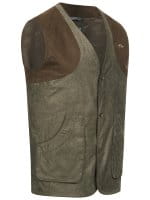 Blaser Vintage Wing Weste Herren Olive M&eacute;lange/Schwarz links