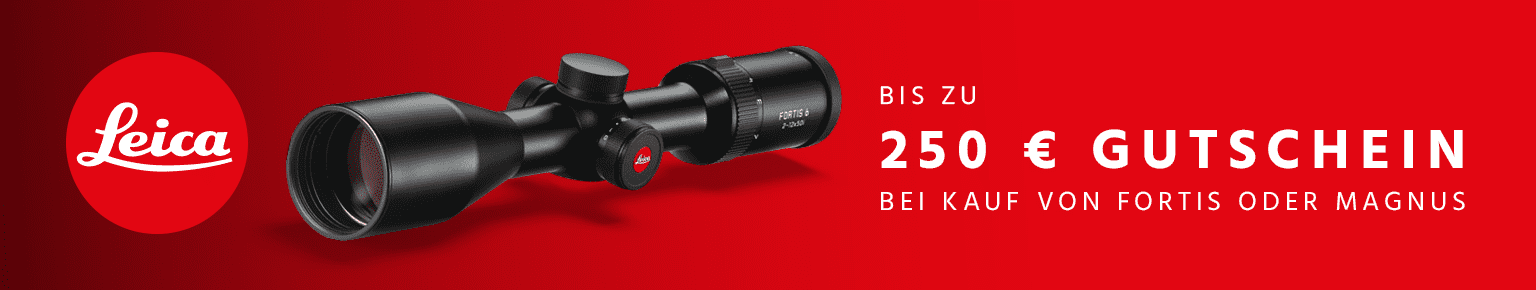 Jetzt Gutschein sichern - beim Kauf von Leica Zielfernrohren!