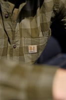 H&auml;rkila Scandinavian Hemd Dark Olive check