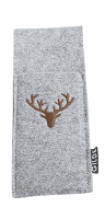Gilde Filz Bestecktasche Hirsch hellgrau