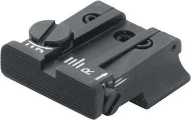 LPA Mikrometer-Visier TPU für S&W 3rd Gen Pistolen cal. 9 mm/.40 S&W ohne Korn