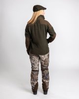 Pinewood Smaland Forest Fleece Jacke Damen H.Green Detail 3