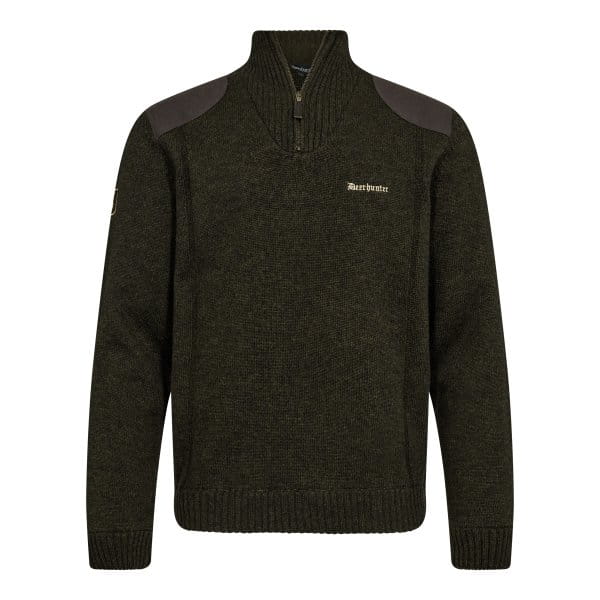 Deerhunter Finley Strickpullover mit 1/2 Reißverschluss