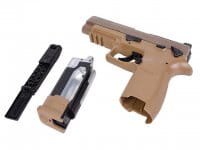 Sig Sauer Air M17 4,5mm Luftpistole mit RPM Ketten-Magazin und Griffst&uuml;ck