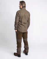 Pinewood Caribou Hunt Extreme Hose Suede Brown/D.Olive Detail 7