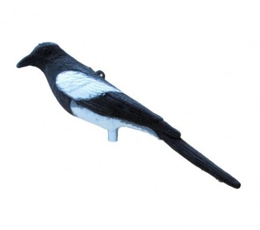 LivingActive Lockvogel Elster beflockt 39cm