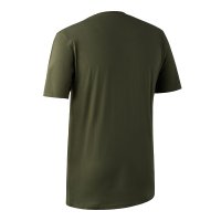 Deerhunter T-Shirt 2er-Pack gr&uuml;n R&uuml;ckseite