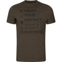  H&auml;rkila Instinct T-Shirt Shadow brown