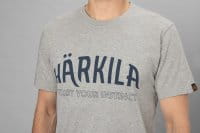 H&auml;rkila Modi T-Shirt Light grey melange Detail 1