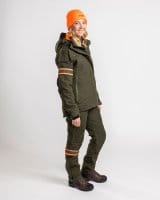 Pinewood Hunter Pro Xtreme 2.0 Hose Damen Mossgreen Detail 1