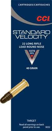 CCI .22lfb Standard 40grs - 50 St. CCI .22lfb Standard 40grs - 50 St.