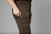 H&auml;rkila Runa Hose Damen Slate brown/Willow green Detail 3