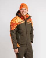 Pinewood Hunter Pro Xtreme 2.0 Camou Jacke Moosgr&uuml;n/Strata Blaze Detail 1