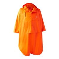 Deerhunter Hurricane Regenponcho Orange Vorderseite 