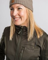 Pinewood Furudal Frazer Active Power Fleece Jacke Damen D.Mossgreen Detail 4