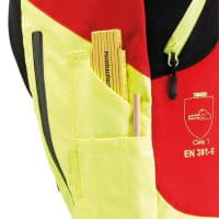 PSS X-Treme Air Schnittschutzhose Detail Zollstocktasche