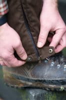 Blaser Suede Bib Hose Matti Schuhabschluss Knopfverschluss