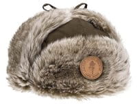 Pinewood Winterm&uuml;tze Seude Brown zusammengeklappt