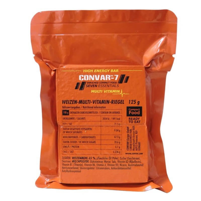 CONVAR-7 High Energy Bar - Multi Vitamin 125g