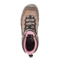 KEEN Targhee IV Mid Waterproof Wanderstiefel Damen Brindle/Nostalgia Rose oben