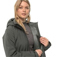 Jack Wolfskin Heidelstein Ins Jacke Damen Slate green Detail 2