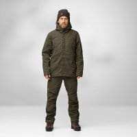 Fj&auml;llr&auml;ven Drev Hybrid Jacke Dark Olive Imagebild 1