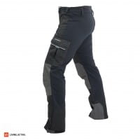 Pfanner Gladiator Outdoorhose Schwarz Seite Links