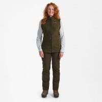 Deerhunter Lady Eagle Fleeceweste Tarmac green Detail 2
