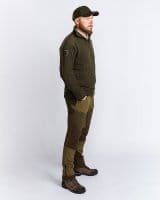 Pinewood Hurricane Strickpullover Dunkelgrün Detail 2